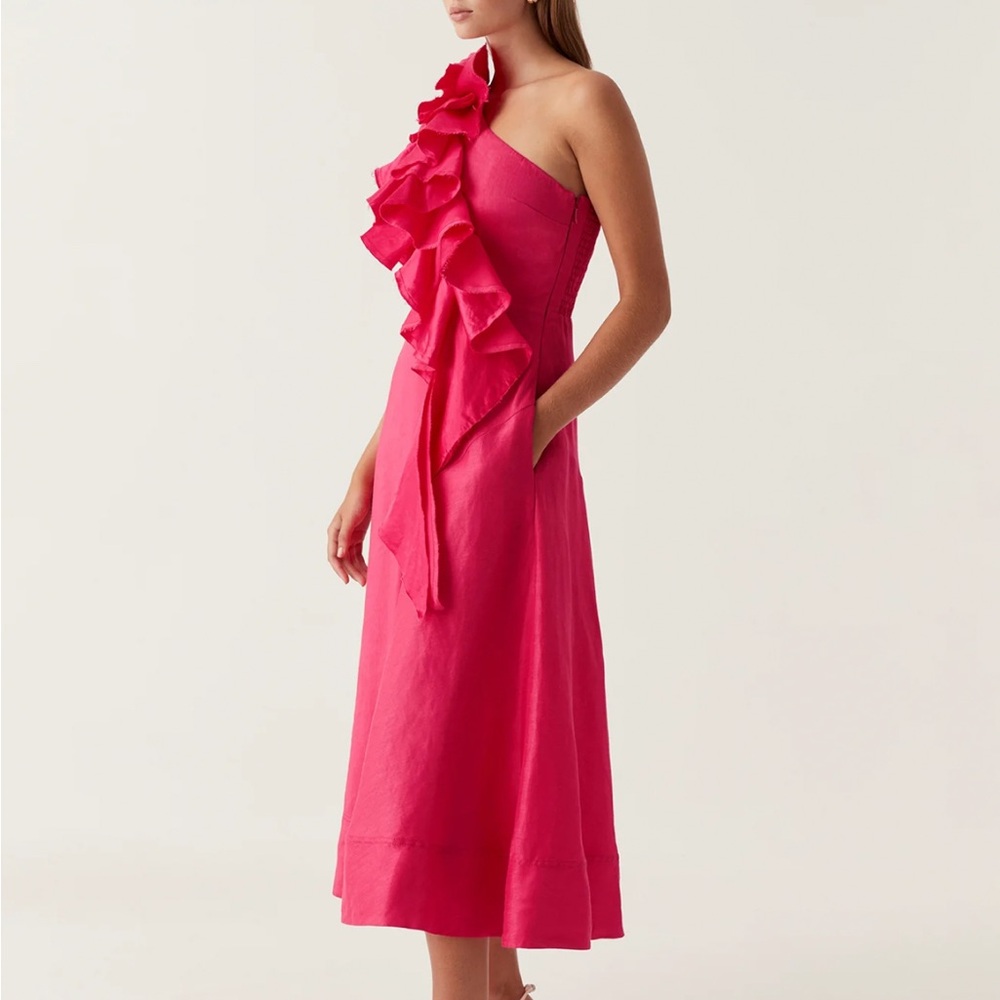 Adelia Ruffle Midi Dress - Picture 5 of 5